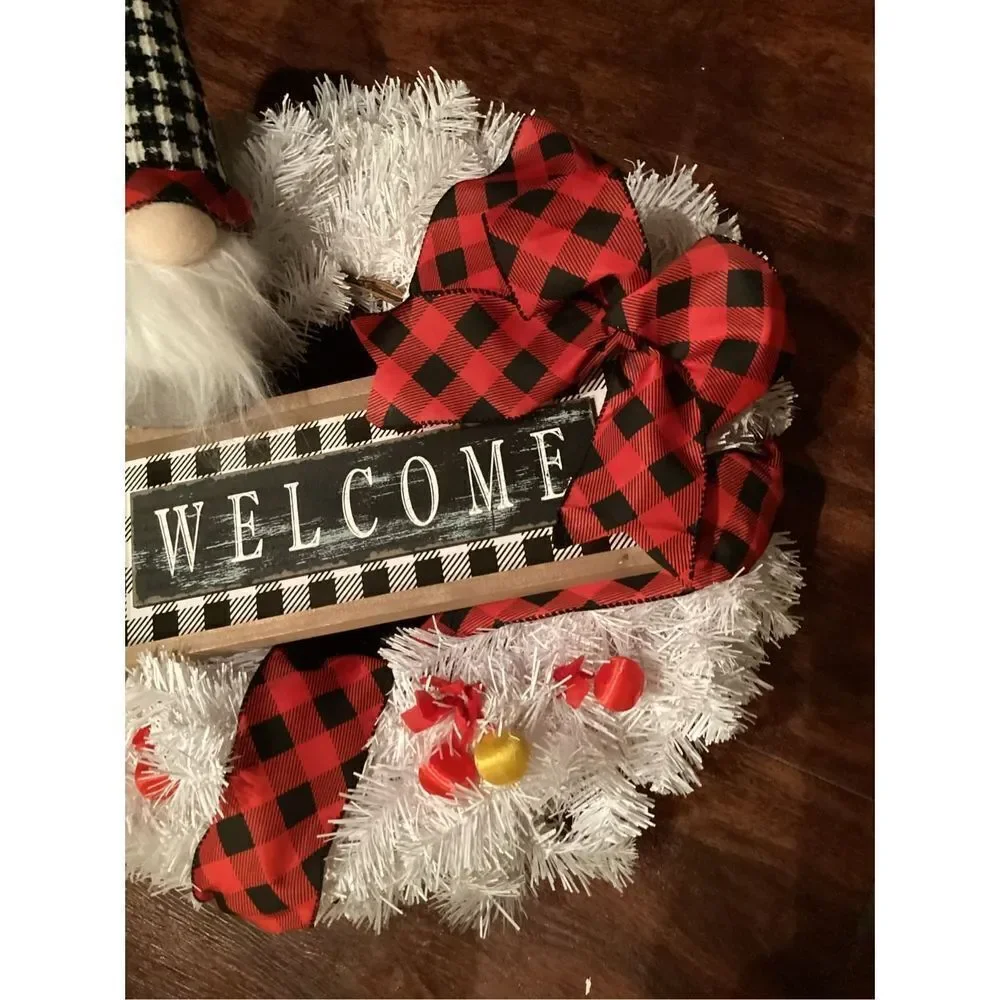 Handcrafted Gnome Wreath New
